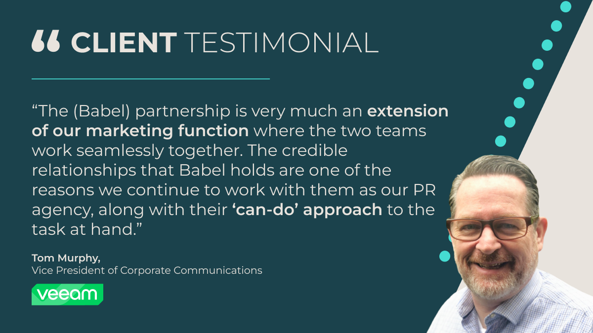 CLIENT TESTIMONIAL - TOM MURPHY - VEEAM-1